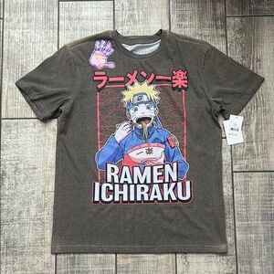 Magic Heat Activated T-Shirt Naruto Eating Ramen Ichiraku Adult Small NWT